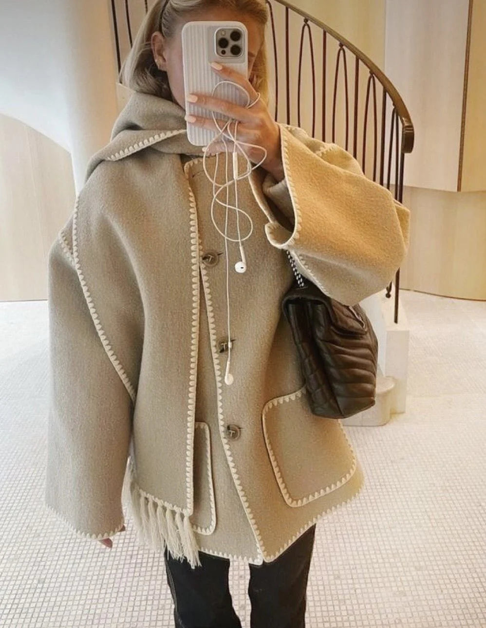 Olivia | Scarf Coat