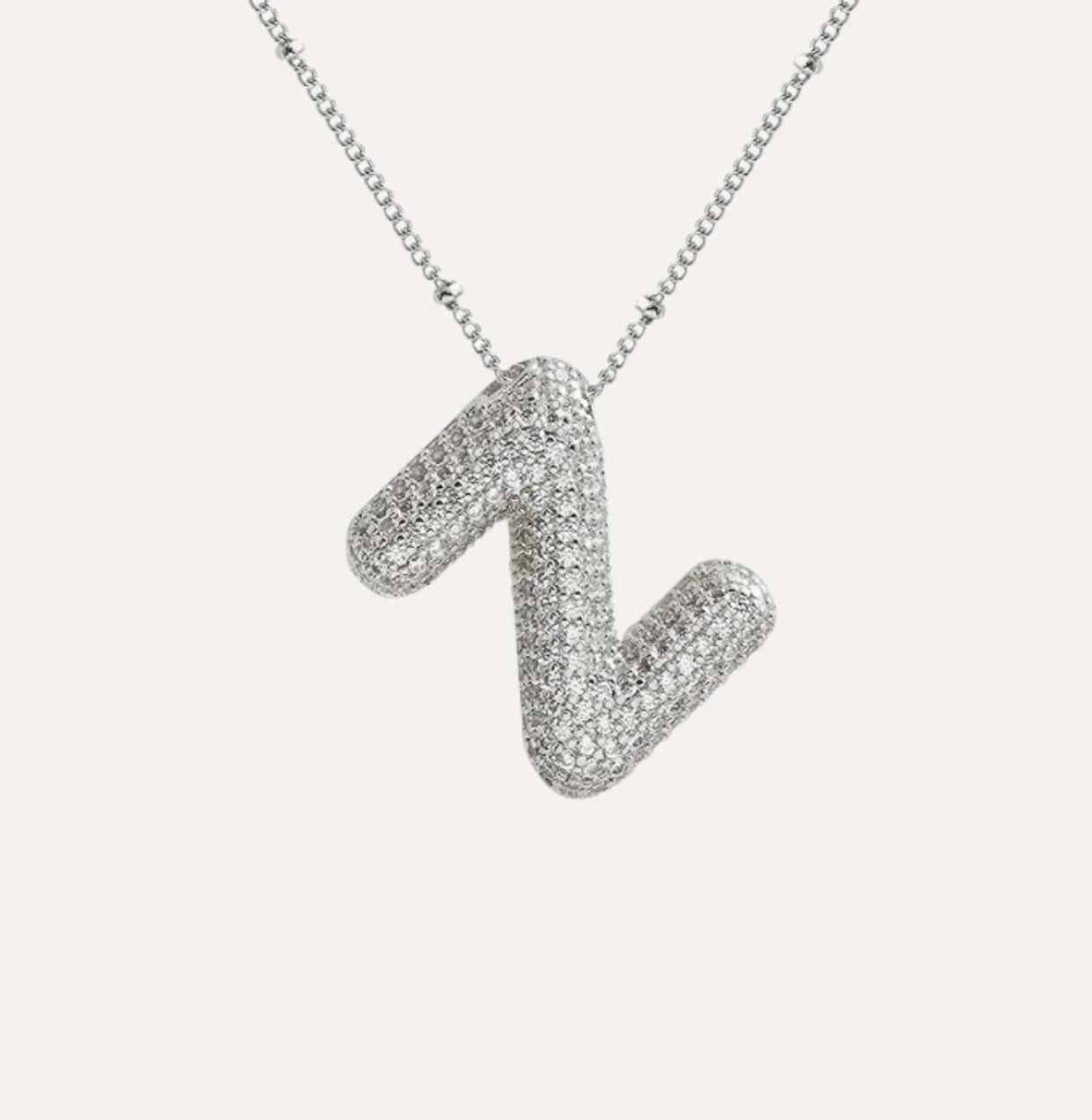 Virale Diamanten Initialen Ketting