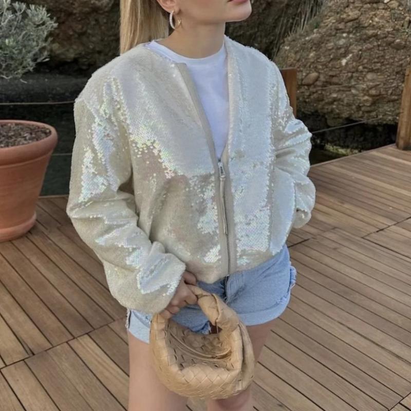 MIA - Pailetten Bomber Jacket